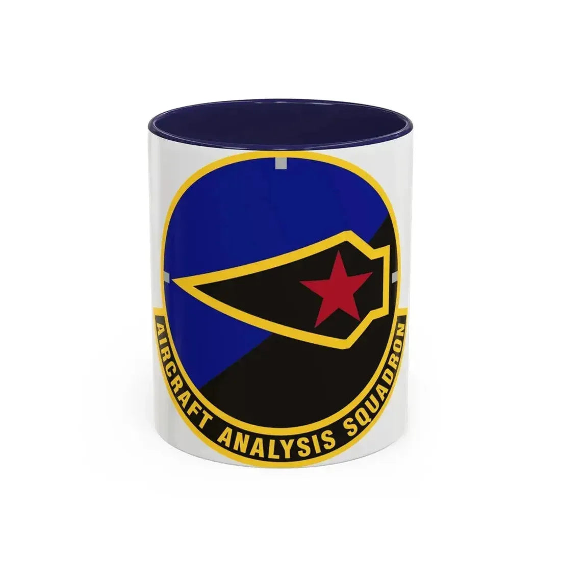 Aircraft Analysis Squadron (U.S. Air Force) Accent Coffee Mug 11oz Navy - Go Mug Yourself