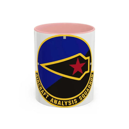 Aircraft Analysis Squadron (U.S. Air Force) Accent Coffee Mug 11oz Pink - Go Mug Yourself