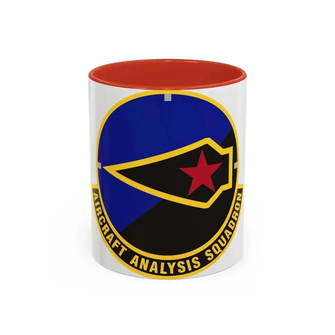 Aircraft Analysis Squadron (U.S. Air Force) Accent Coffee Mug 11oz Red - Go Mug Yourself