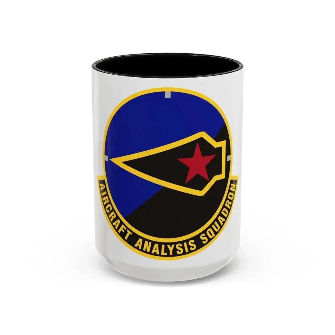 Aircraft Analysis Squadron (U.S. Air Force) Accent Coffee Mug 15oz Black - Go Mug Yourself