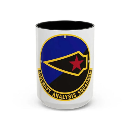 Aircraft Analysis Squadron (U.S. Air Force) Accent Coffee Mug 15oz Black - Go Mug Yourself