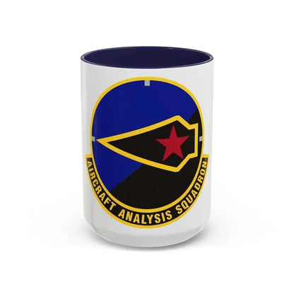 Aircraft Analysis Squadron (U.S. Air Force) Accent Coffee Mug 15oz Navy - Go Mug Yourself