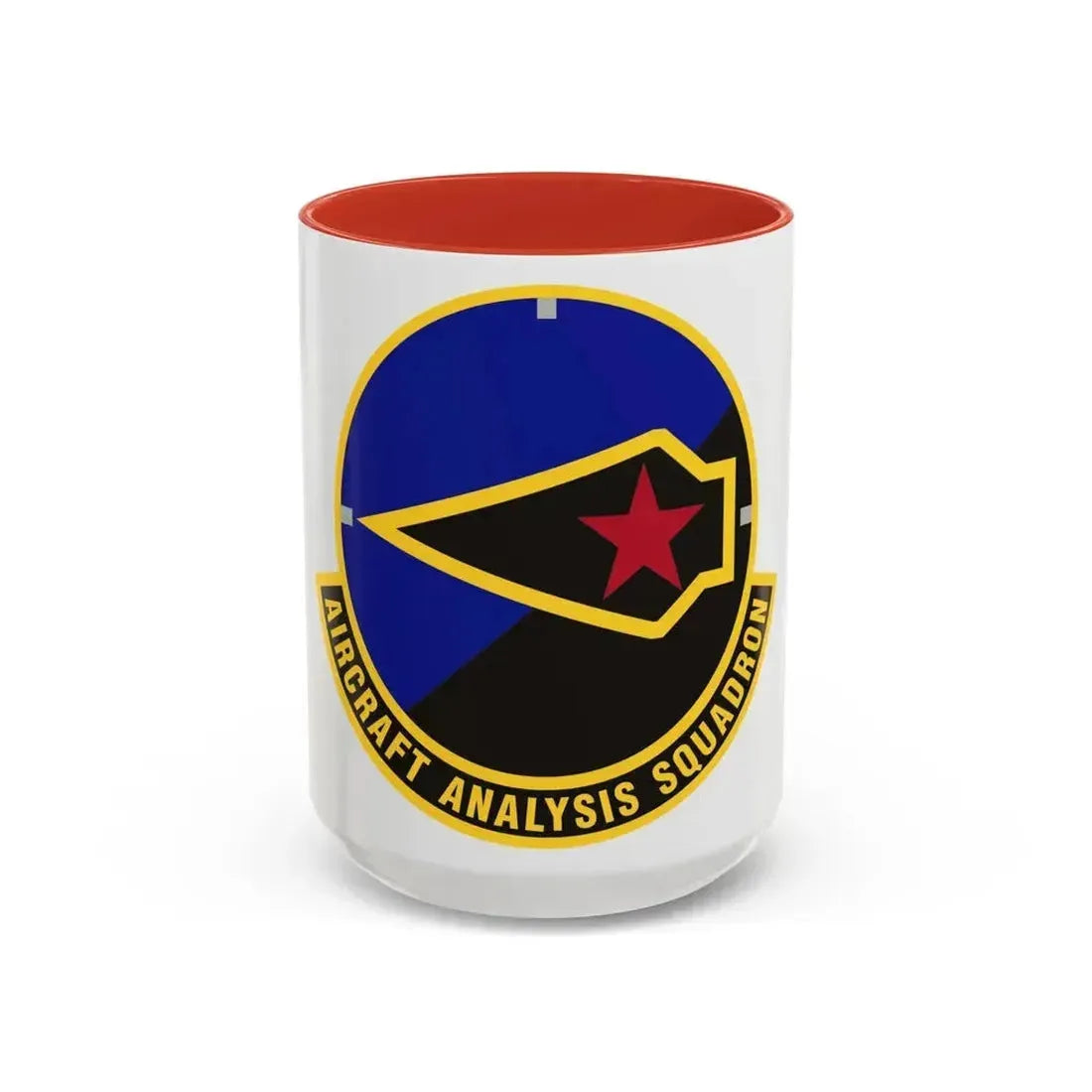 Aircraft Analysis Squadron (U.S. Air Force) Accent Coffee Mug 15oz Red - Go Mug Yourself