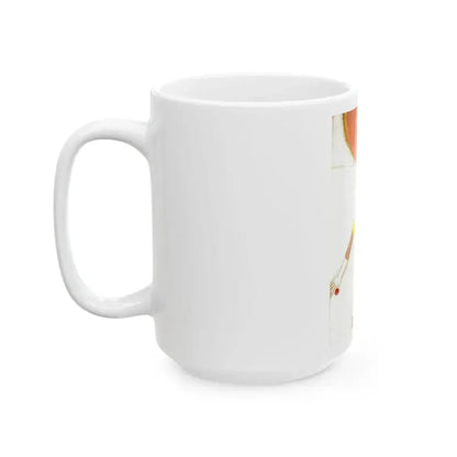 Airline Hostess, Harper's & Queen, 1965 - White Coffee Mug - Go Mug Yourself