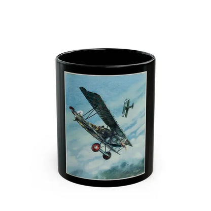 Airplane, 1958 - Black Coffee Mug 11oz - Go Mug Yourself