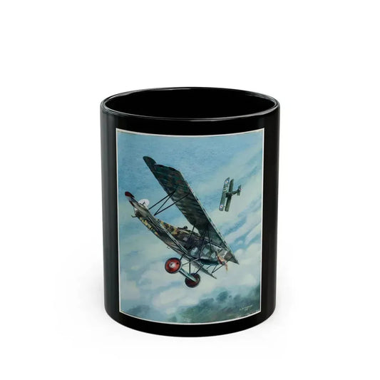 Airplane, 1958 - Black Coffee Mug 11oz - Go Mug Yourself