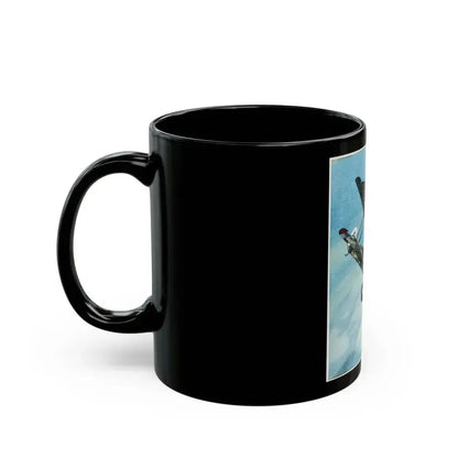 Airplane, 1958 - Black Coffee Mug - Go Mug Yourself
