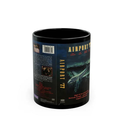 AIRPORT 77 (VHS COVER) - Black Coffee Mug 11oz - Go Mug Yourself