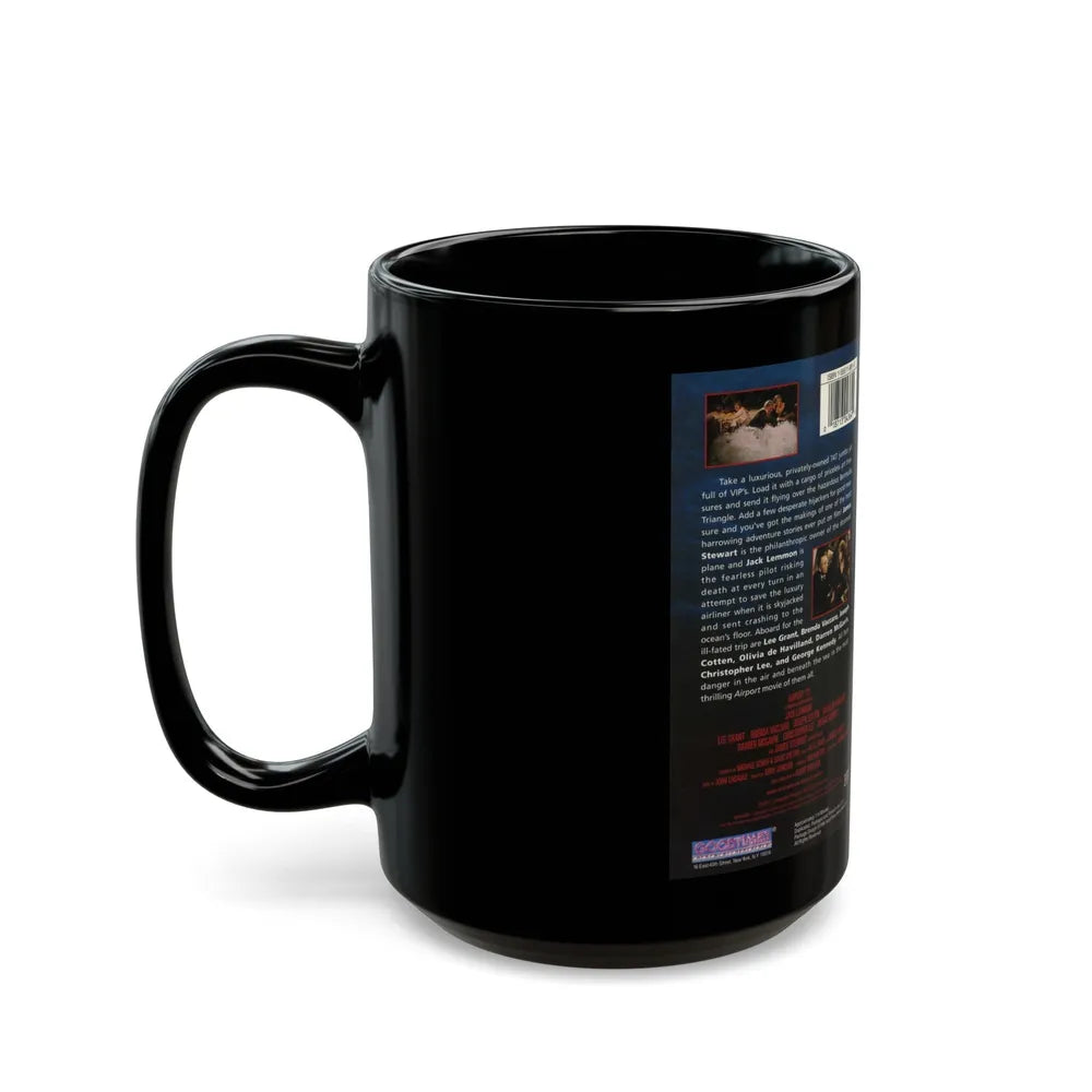 AIRPORT 77 (VHS COVER) - Black Coffee Mug-Go Mug Yourself