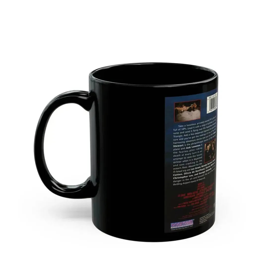 AIRPORT 77 (VHS COVER) - Black Coffee Mug - Go Mug Yourself