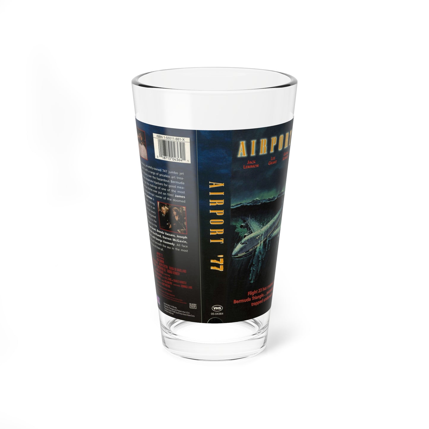 AIRPORT 77 (VHS COVER) Pint Glass 16oz-16oz-Go Mug Yourself