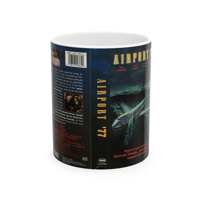 AIRPORT 77 (VHS COVER) - White Coffee Mug-11oz-Go Mug Yourself