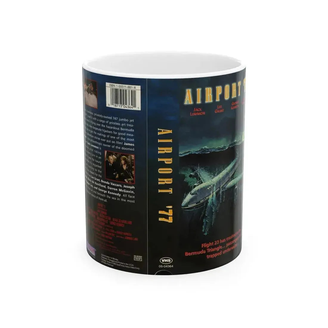 AIRPORT 77 (VHS COVER) - White Coffee Mug 11oz - Go Mug Yourself