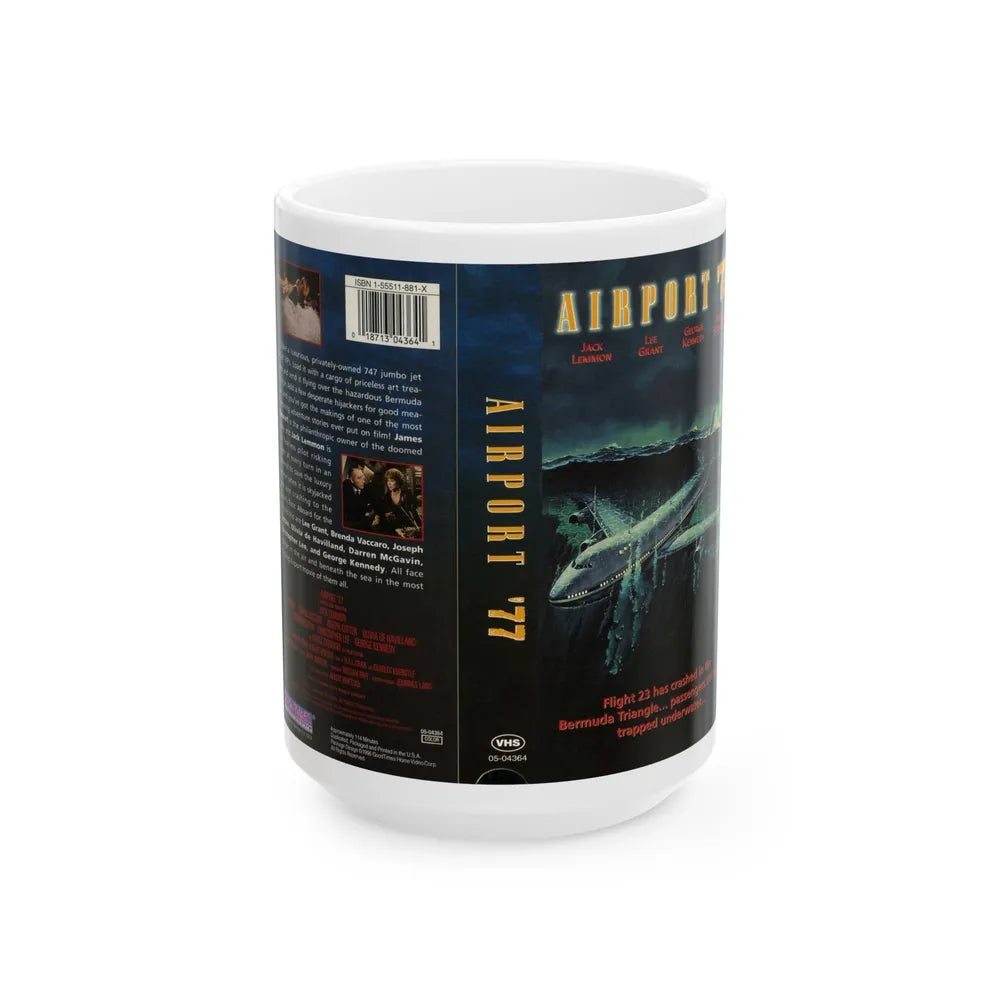 AIRPORT 77 (VHS COVER) - White Coffee Mug-15oz-Go Mug Yourself