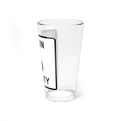 Aitkin County Route 6 (Minnesota) (Road Sign) Pint Glass 16oz - Go Mug Yourself