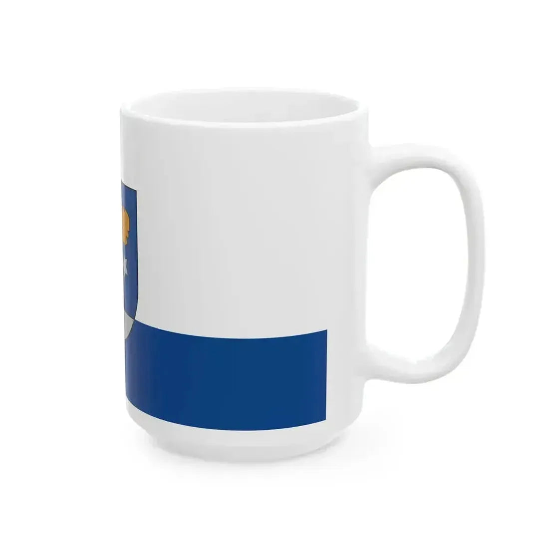 Aizkraukle flag (Latvia) White Coffee Mug - Go Mug Yourself