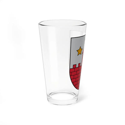 Aizpute COA (Latvia) (Coat of Arms) Pint Glass 16oz - Go Mug Yourself