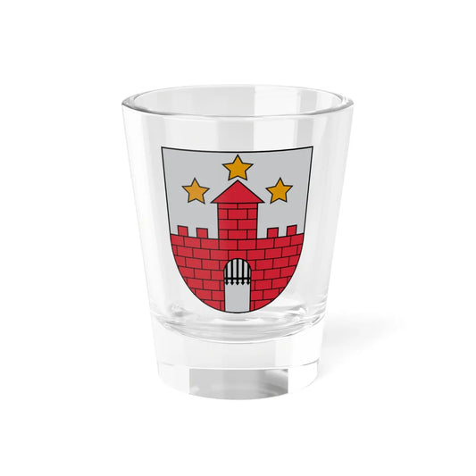 Aizpute COA (Latvia) (Coat of Arms) Shot Glass 1.5oz 1.5oz - Go Mug Yourself