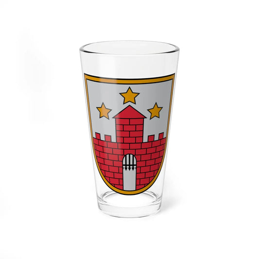 Aizputes novads COA (Latvia) (Coat of Arms) Pint Glass 16oz 16oz - Go Mug Yourself