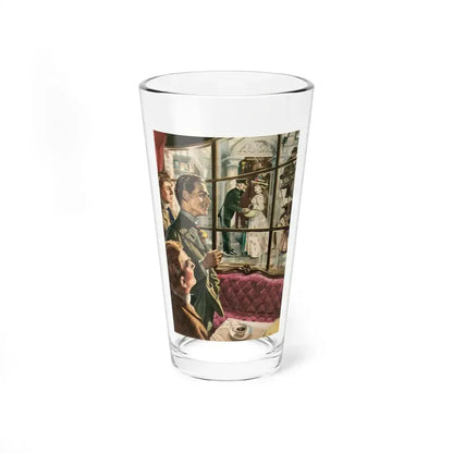 A.J. Raffles as depicted in 1955 (Magazine Illustration) Pint Glass 16oz 16oz - Go Mug Yourself