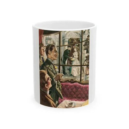 A.J. Raffles as depicted in 1955 - White Coffee Mug 11oz - Go Mug Yourself