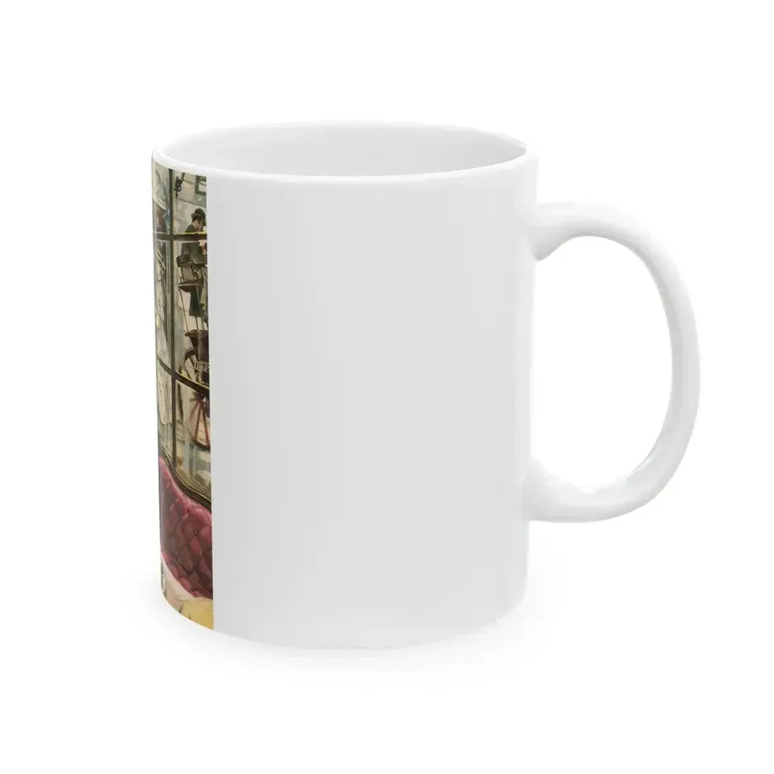 A.J. Raffles as depicted in 1955 - White Coffee Mug - Go Mug Yourself