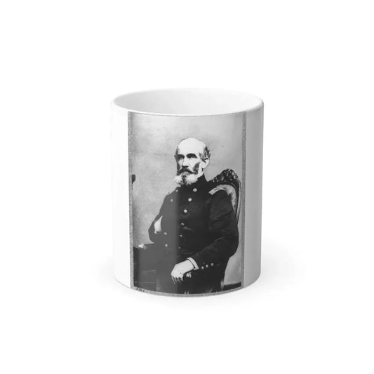 A.J. Smith, Three-Quarter Length Portrait, Seated, Facing Right, Right Hand in His Coat (U.S. Civil War) Color Changing Coffee Mug 11oz Default Title - Go Mug Yourself