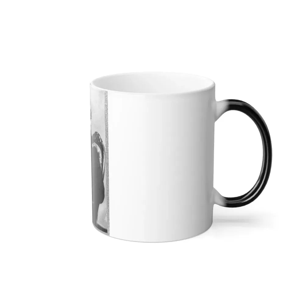 A.J. Smith, Three-Quarter Length Portrait, Seated, Facing Right, Right Hand in His Coat (U.S. Civil War) Color Changing Coffee Mug 11oz - Go Mug Yourself
