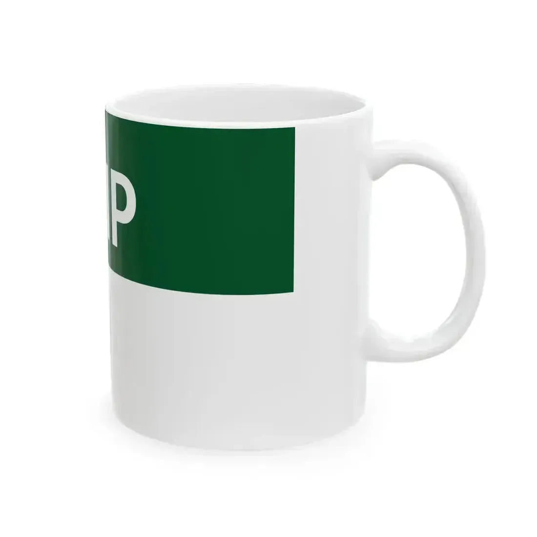 AJIP Flag (Pakistan) White Coffee Mug - Go Mug Yourself