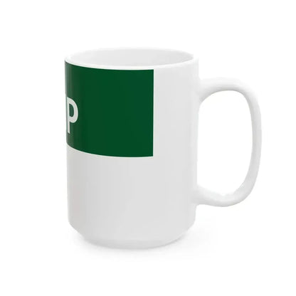 AJIP Flag (Pakistan) White Coffee Mug - Go Mug Yourself