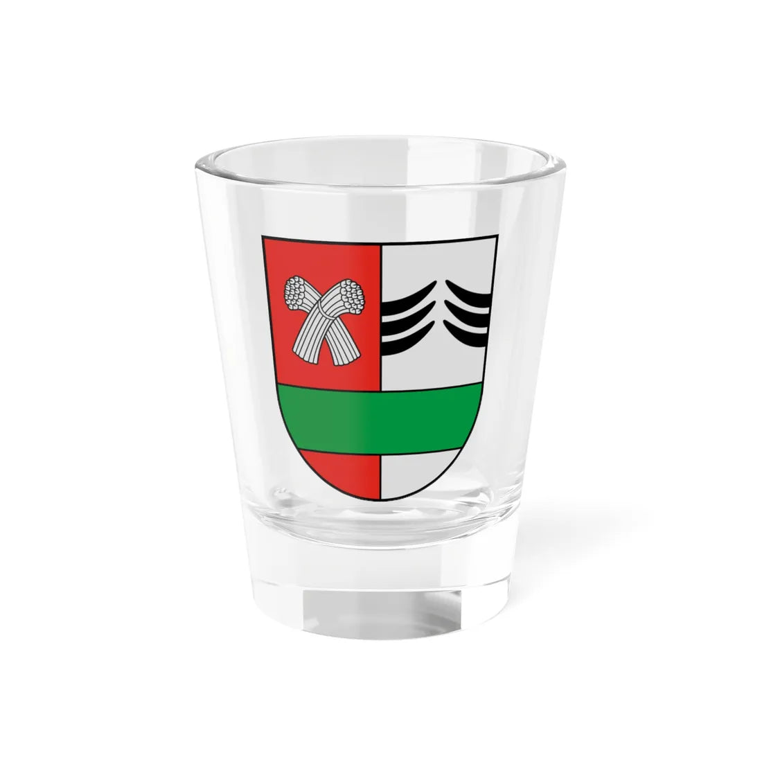 Šakiai COA (Lithuania) (Coat of Arms) Shot Glass 1.5oz 1.5oz - Go Mug Yourself