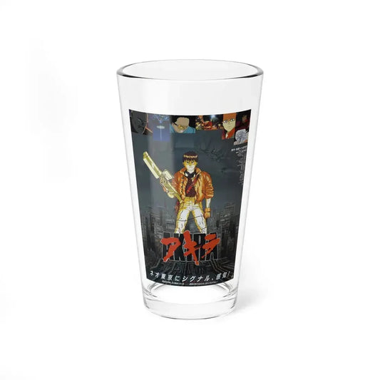 AKIRA 1988 Movie Poster - Pint Glass 16oz 16oz - Go Mug Yourself