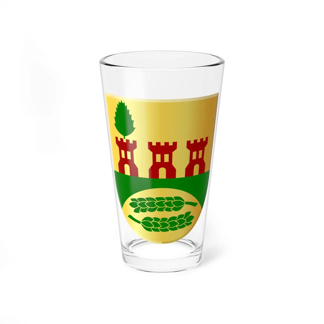 Akkerwoude wapen (Netherlands) (Coat of Arms) Pint Glass 16oz 16oz - Go Mug Yourself