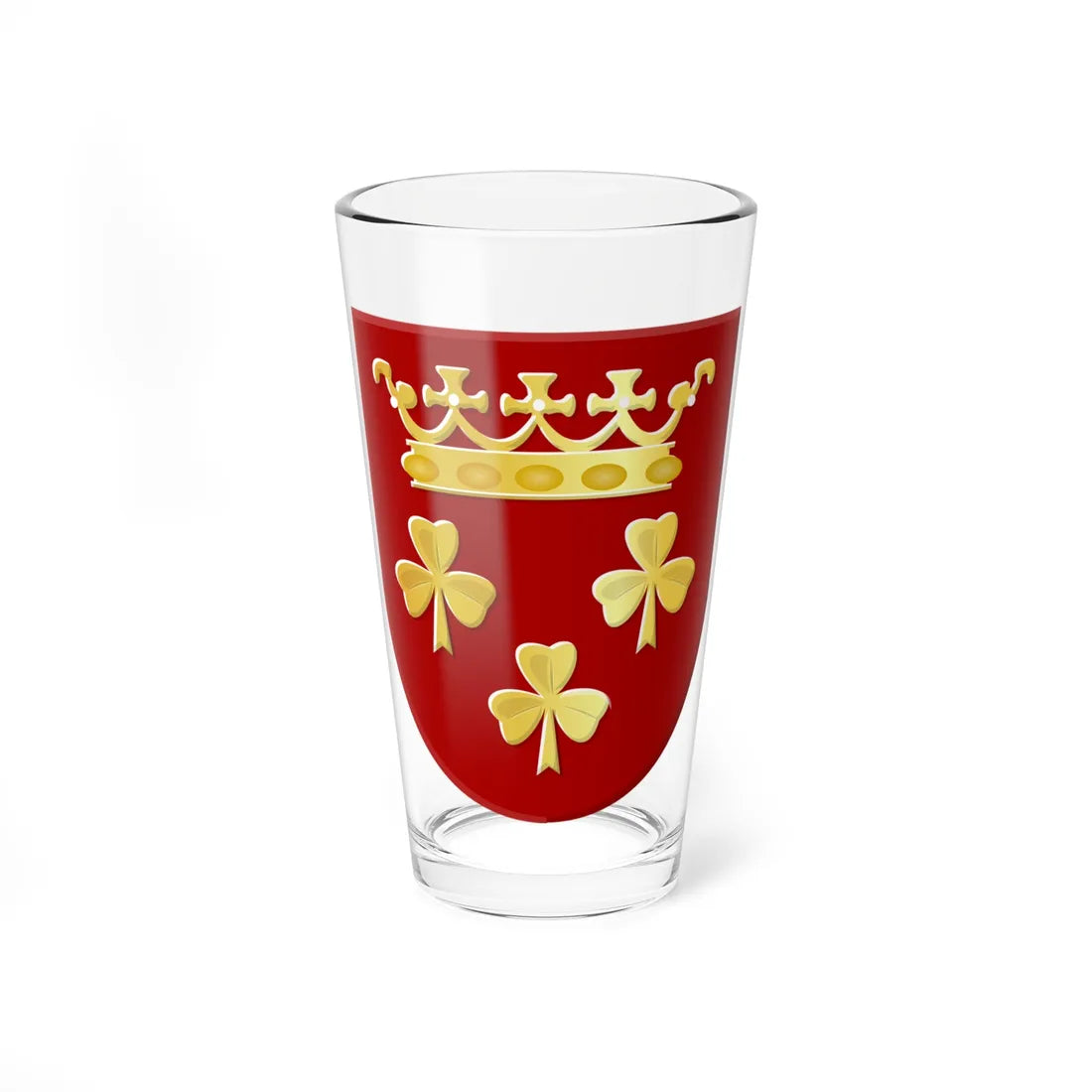 Akkrum wapen (Netherlands) (Coat of Arms) Pint Glass 16oz 16oz - Go Mug Yourself