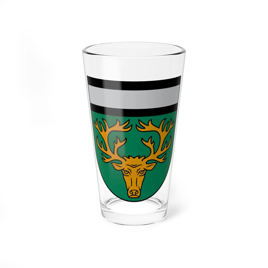 Akniste COA (Latvia) (Coat of Arms) Pint Glass 16oz 16oz - Go Mug Yourself