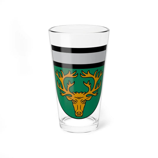 Akniste COA (Latvia) (Coat of Arms) Pint Glass 16oz 16oz - Go Mug Yourself