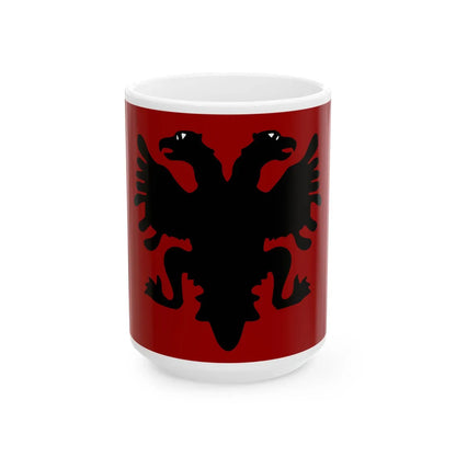 Al-1918 (Albania) White Coffee Mug 15oz - Go Mug Yourself