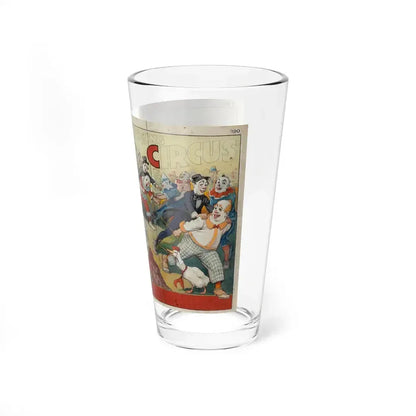 Al G. Barnes Four Ring Circus, original poster art, circa 1930s (Magazine Illustration) Pint Glass 16oz - Go Mug Yourself