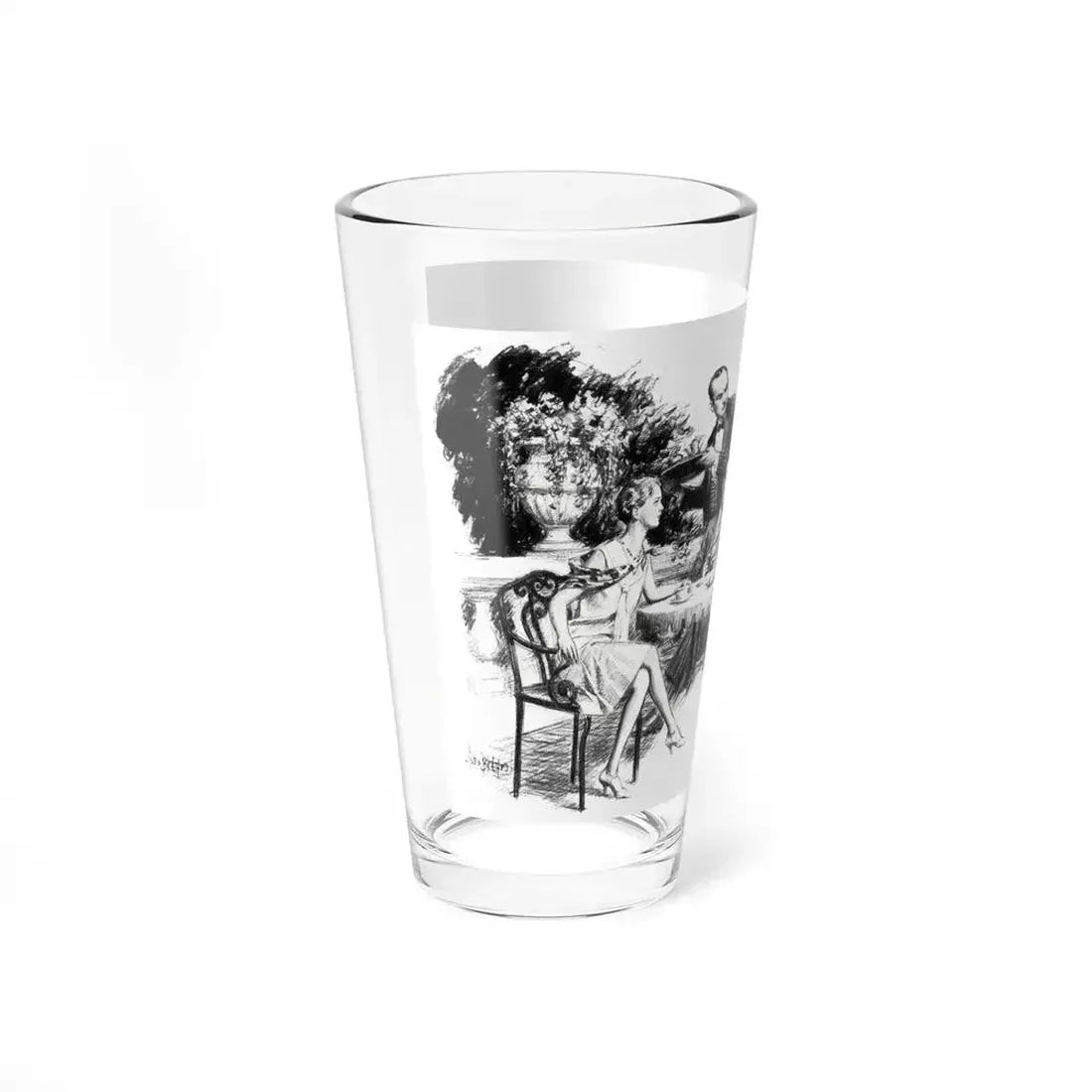 Al's Pal (1), Cosmopolitan, December 1929 (Magazine Illustration) Pint Glass 16oz - Go Mug Yourself