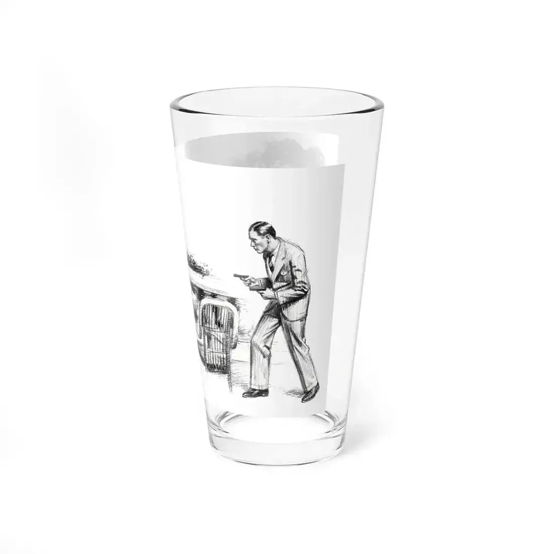 Al's Pal (1), Cosmopolitan, December 1929 (Magazine Illustration) Pint Glass 16oz - Go Mug Yourself