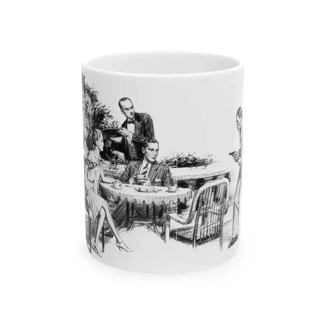 Al's Pal (1), Cosmopolitan, December 1929 - White Coffee Mug 11oz - Go Mug Yourself