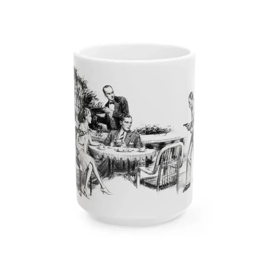 Al's Pal (1), Cosmopolitan, December 1929 - White Coffee Mug 15oz - Go Mug Yourself