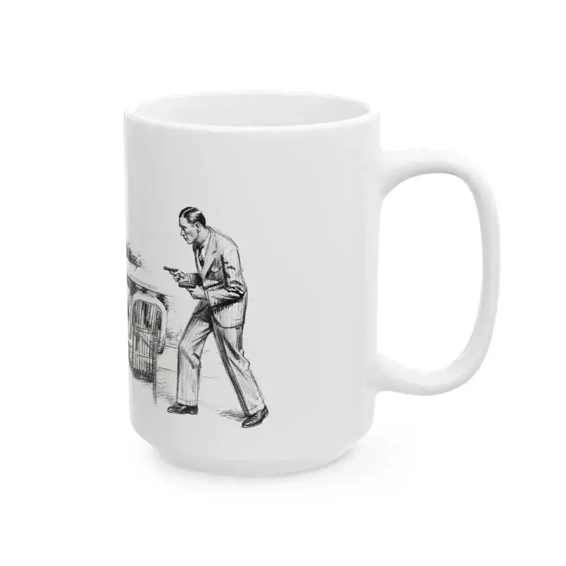 Al's Pal (1), Cosmopolitan, December 1929 - White Coffee Mug - Go Mug Yourself