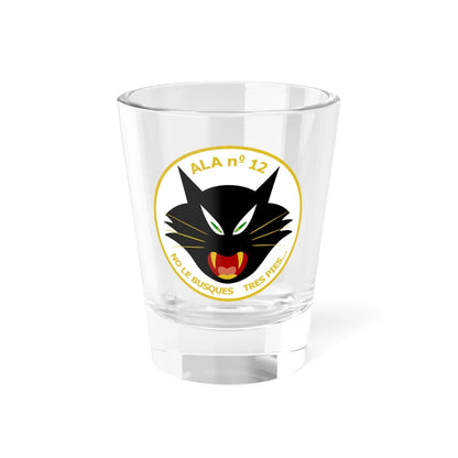 Ala número 12 (Spain) (Coat of Arms) Shot Glass 1.5oz 1.5oz - Go Mug Yourself