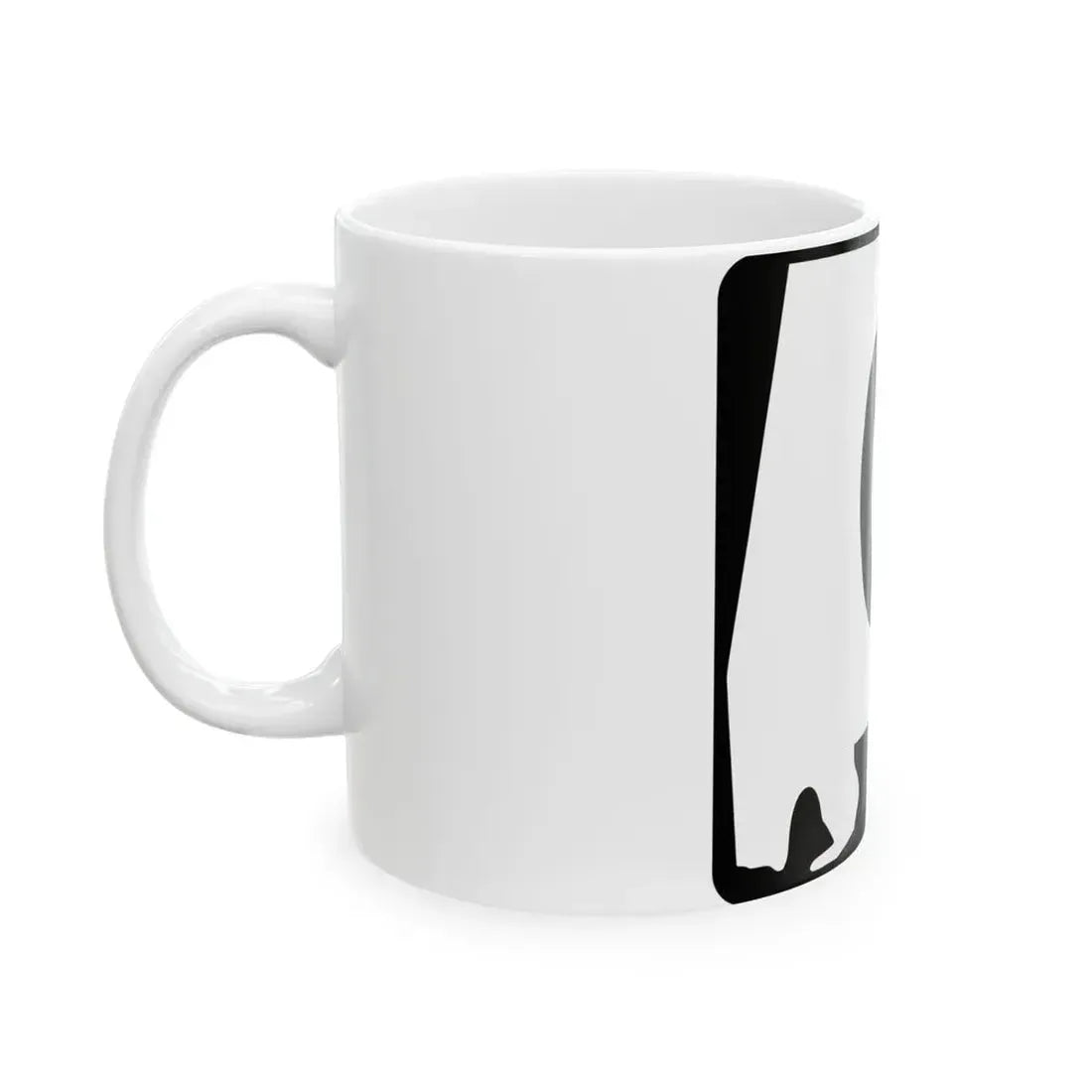 Alabama 0 (Alabama) (Road Sign) White Coffee Mug - Go Mug Yourself