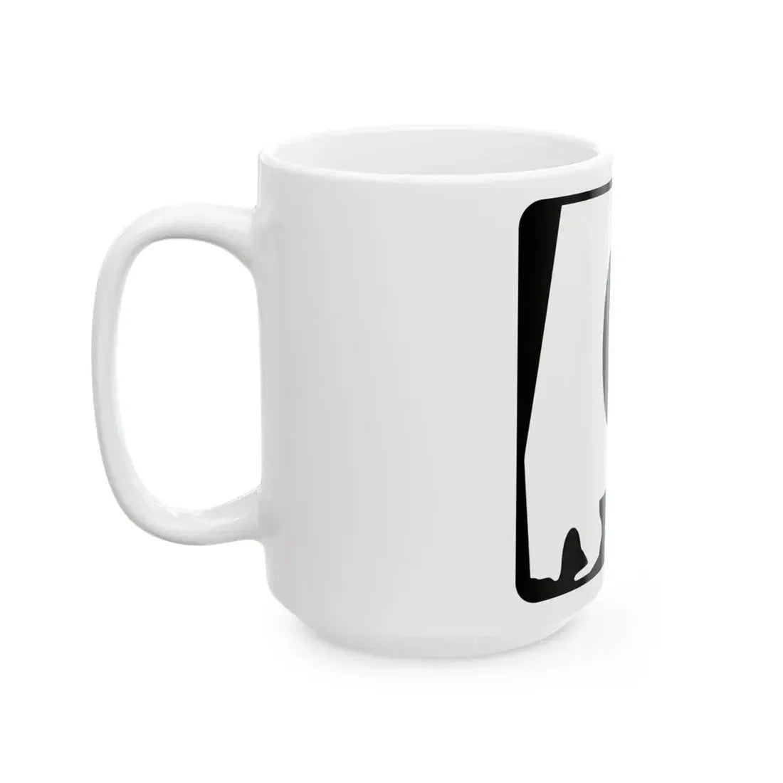 Alabama 0 (Alabama) (Road Sign) White Coffee Mug - Go Mug Yourself