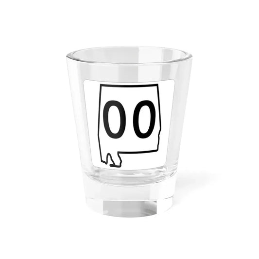 Alabama 00 1960 template (Alabama) (Road Sign) Shot Glass 1.5oz 1.5oz - Go Mug Yourself