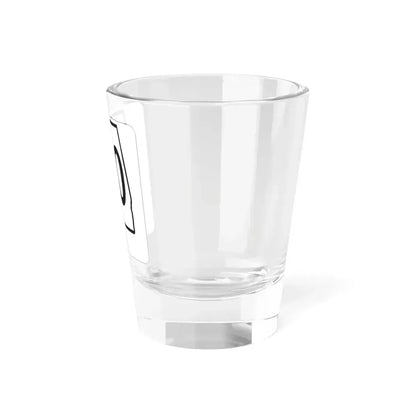 Alabama 00 1960 template (Alabama) (Road Sign) Shot Glass 1.5oz - Go Mug Yourself