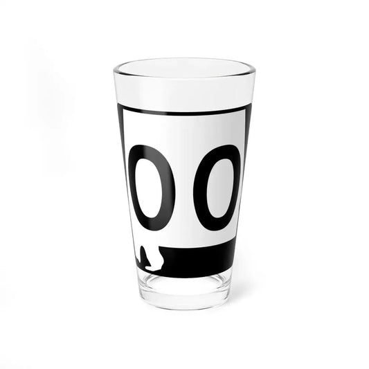 Alabama 00 Template (Alabama) (Road Sign) Pint Glss 16oz 16oz - Go Mug Yourself