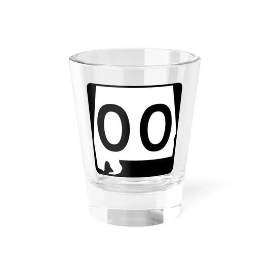Alabama 00 Template (Alabama) (Road Sign) Shot Glass 1.5oz 1.5oz - Go Mug Yourself